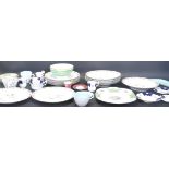 COLLECTION OF CERAMIC PORCELAIN TABLE WARE AND CABINET CUPS