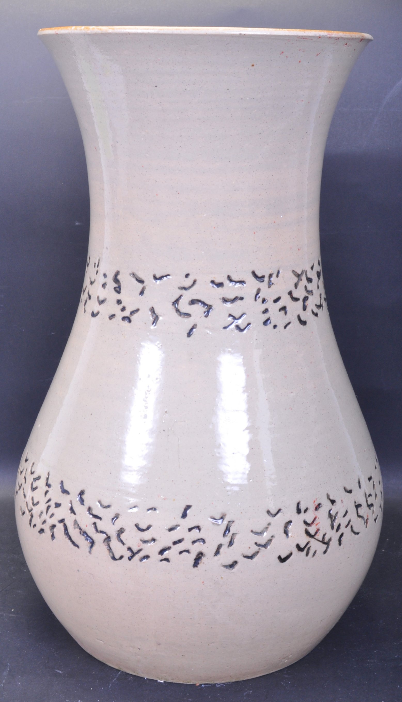 VICTORIAN LIPSCOMBE & CO LONDON STONEWARE VASE