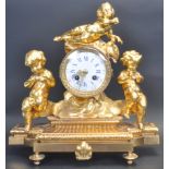 19TH CENTURY STYLE FRENCH ORMOLU MANTEL CLOCK