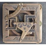 VINTAGE STYLE BRASS COMPASS AND SUNDIAL