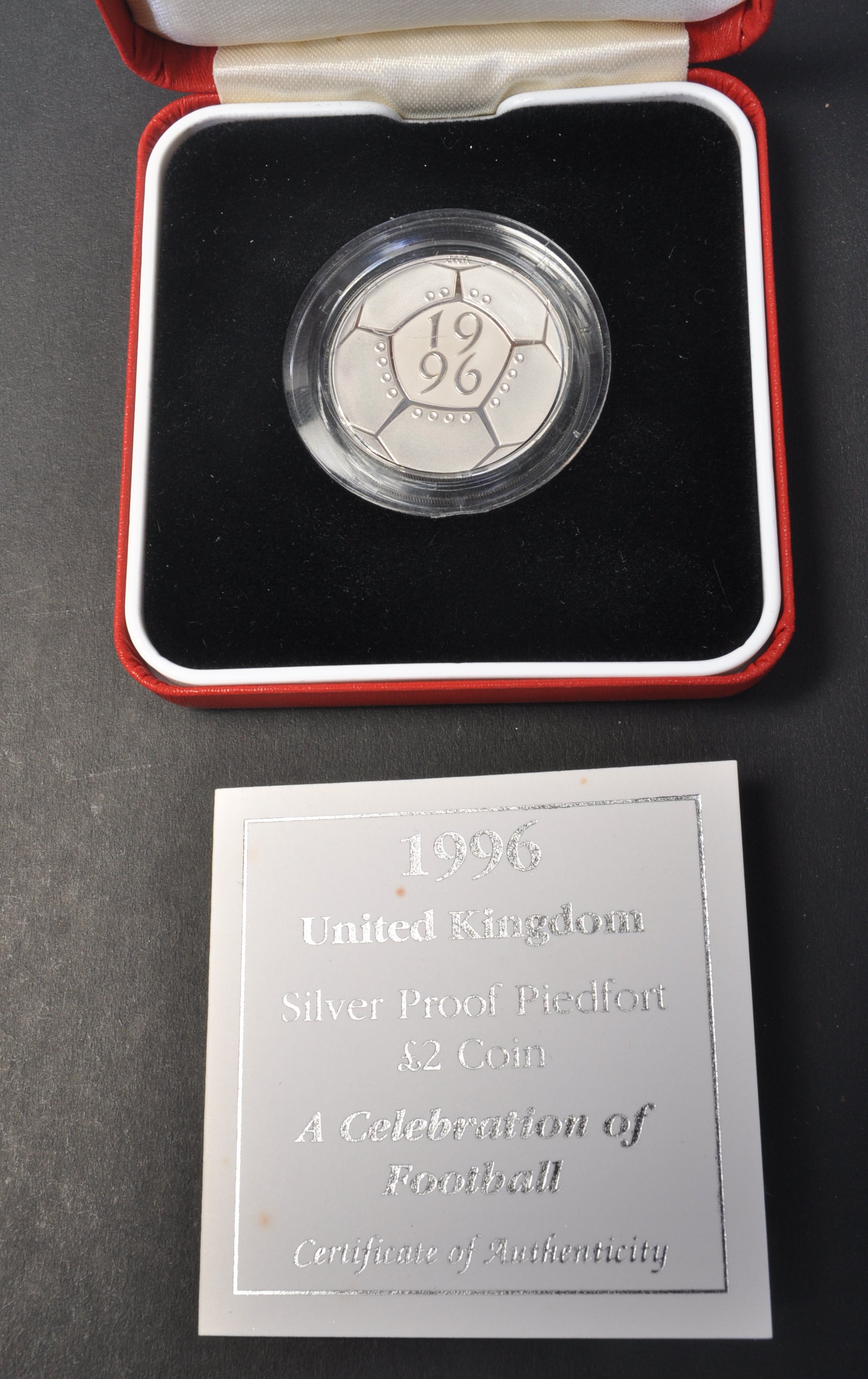 COLLECTION OF THREE SILVER PROOF PIEDFORT COINS - Image 2 of 3