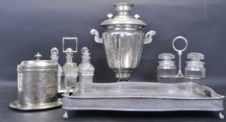 LARGE COLLECTION OF SILVER PLATED TABLE WARE