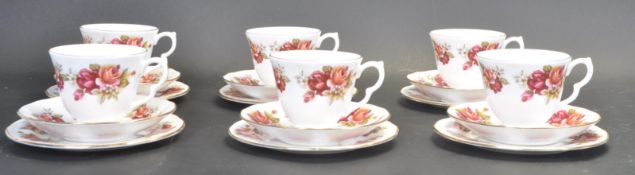 VINTAGE SIX PERSON TEA SERVICE BY GAINSBOROUGH