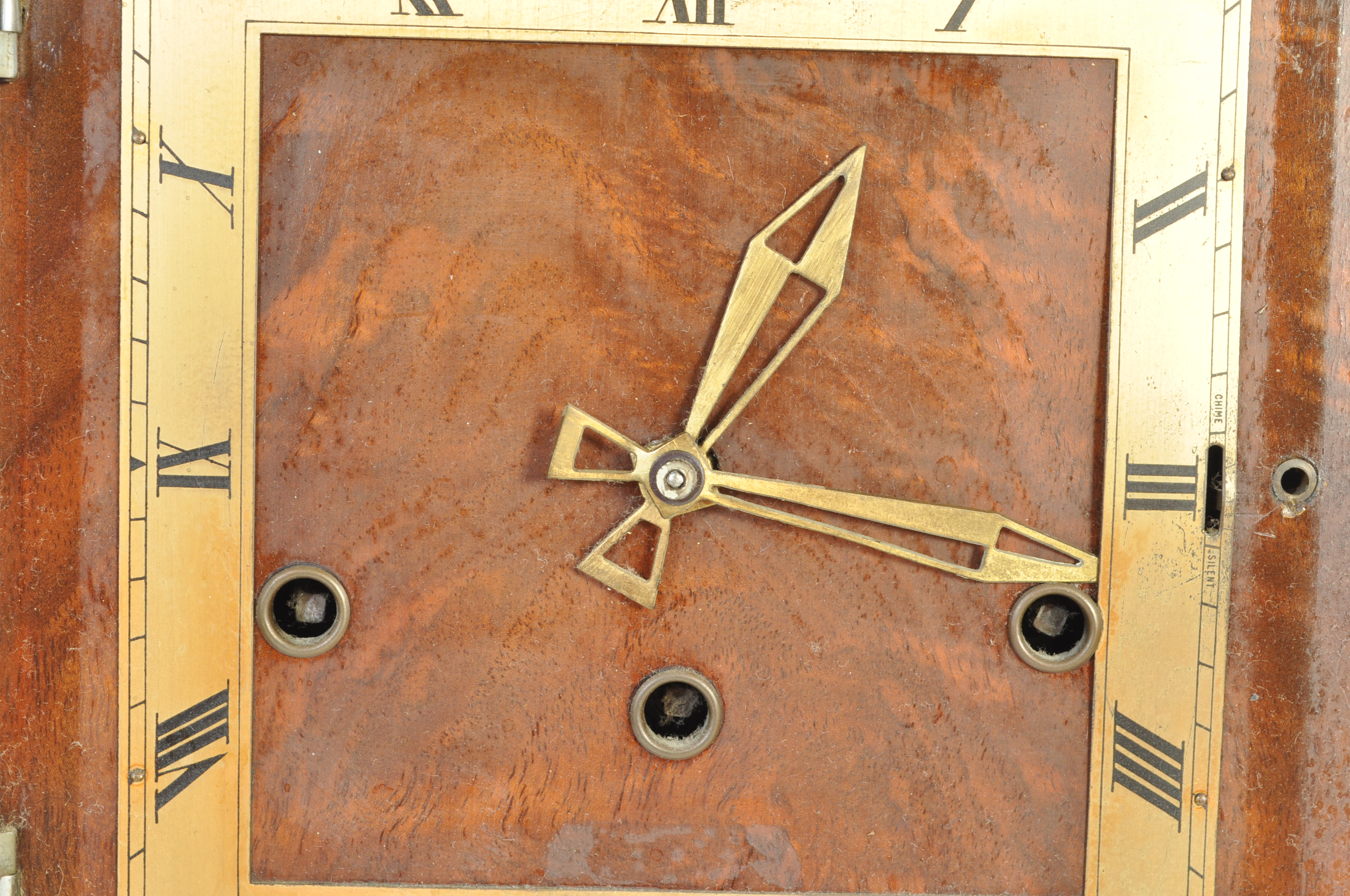 ART DECO GRANDDAUGHTER OAK CASED CLOCK - Image 6 of 8