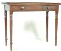 19TH CENTURY VICTORIAN MAHOGANY WRITING TABLE DESK