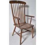 VICTORIAN 19TH CENTURY BEECH & ELM WINDSOR CHAIR