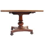 19TH CENTURY MAHOGANY TILT TOP / LOO DINING TABLE TABLE