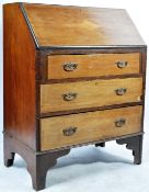 EDWARDIAN CIRCA 1910 MAHOGANY INLAID BUREAU DESK