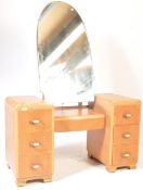 1930’S ART DECO DRESSING TBALE AND STOOL.
