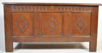 EARLY 18TH CENTURY OAK COFFER CHEST