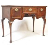 19TH CENTURY WALNUT QUEEN ANNE REVIVAL WRITING TABLE DESK
