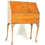 1940S QUEEN ANNE REVIVAL WALNUT BUREAU