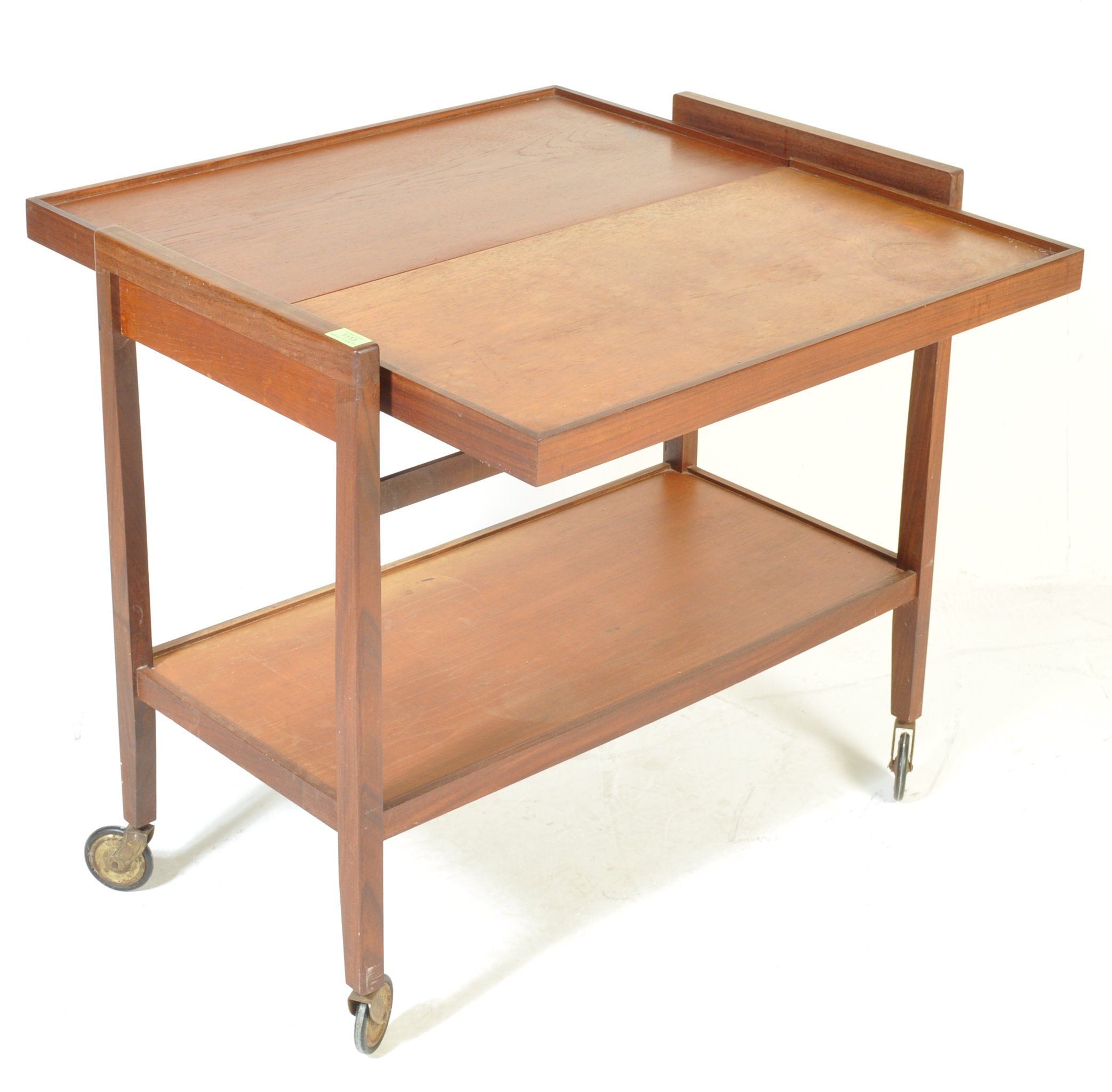 RETRO VINTAGE CIRCA TEAK WOOD TROLLEY - Image 6 of 6