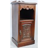 EDWARDIAN MAHOGANY BEDSIDE CABINET / CUPBOARD