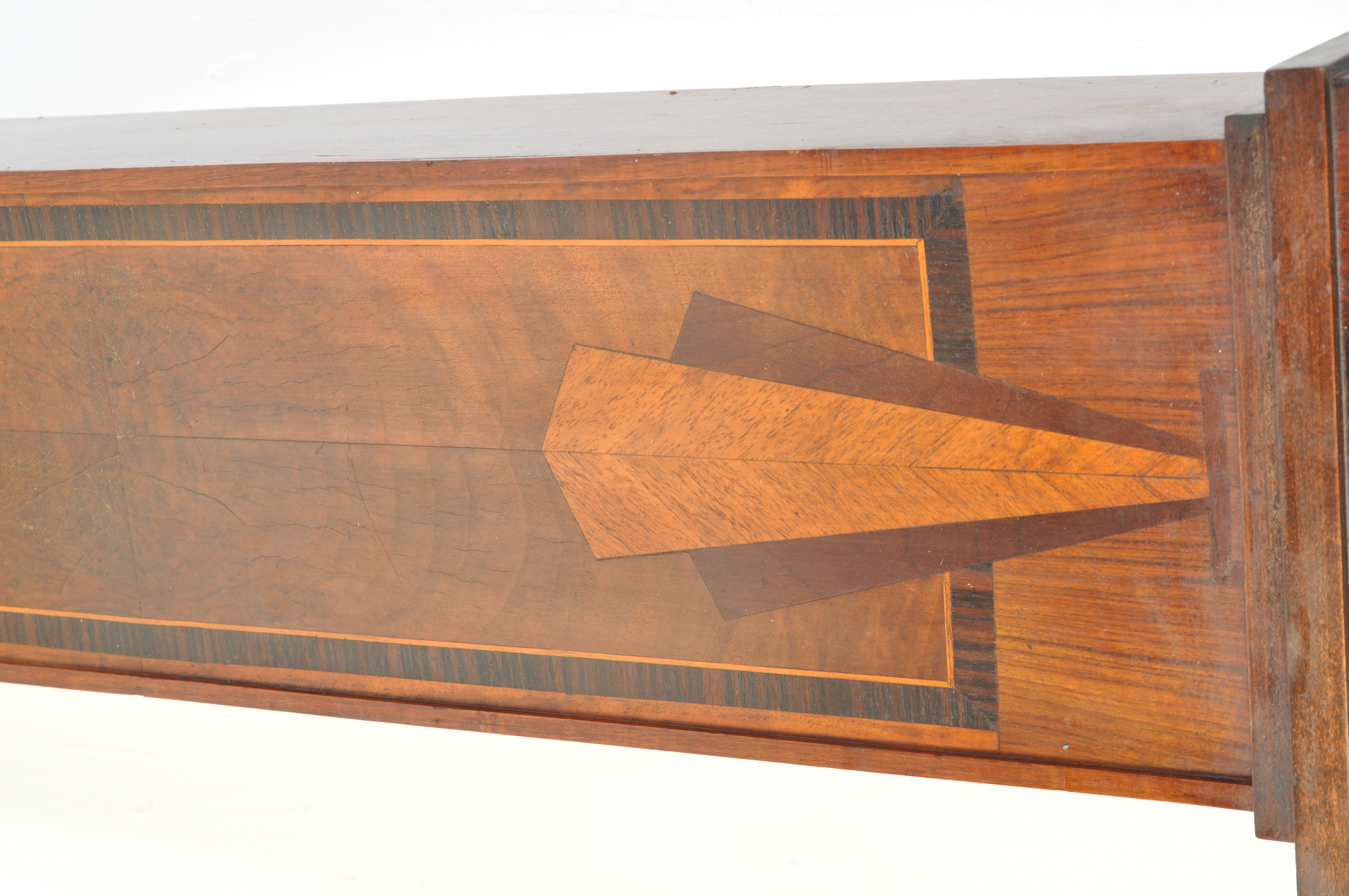 ART DECO GRANDDAUGHTER OAK CASED CLOCK - Image 4 of 8