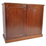 19TH CENTURY VICTORIAN MAHOGANY GLAZED BOOKCASE