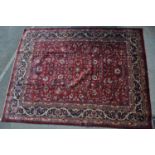 1920’S SIGNED MESHAD CARPET RUG