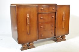 ART DECO STYLE OAK VENEER SIDEBOARD CREDENZA