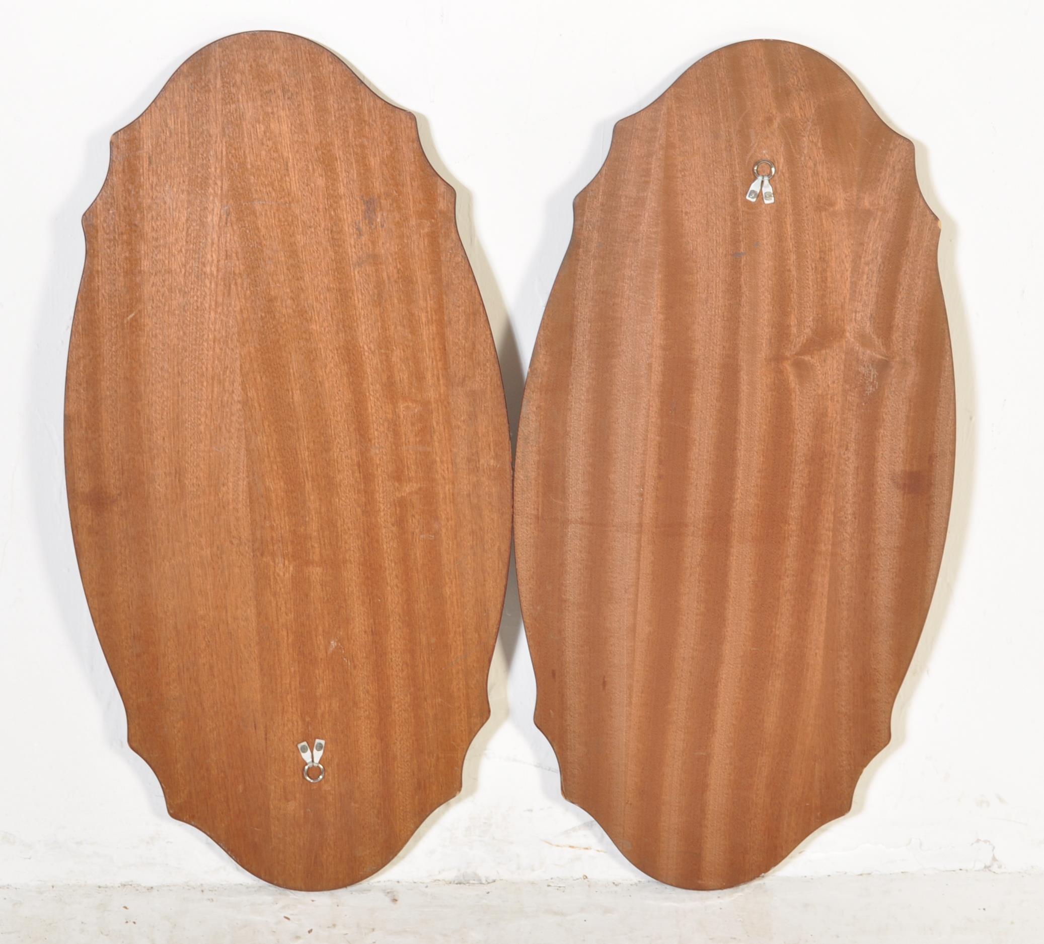 MID 20TH CENTURY DANISH INSPIRED TEAK FRAME MIRRORS - Image 4 of 4