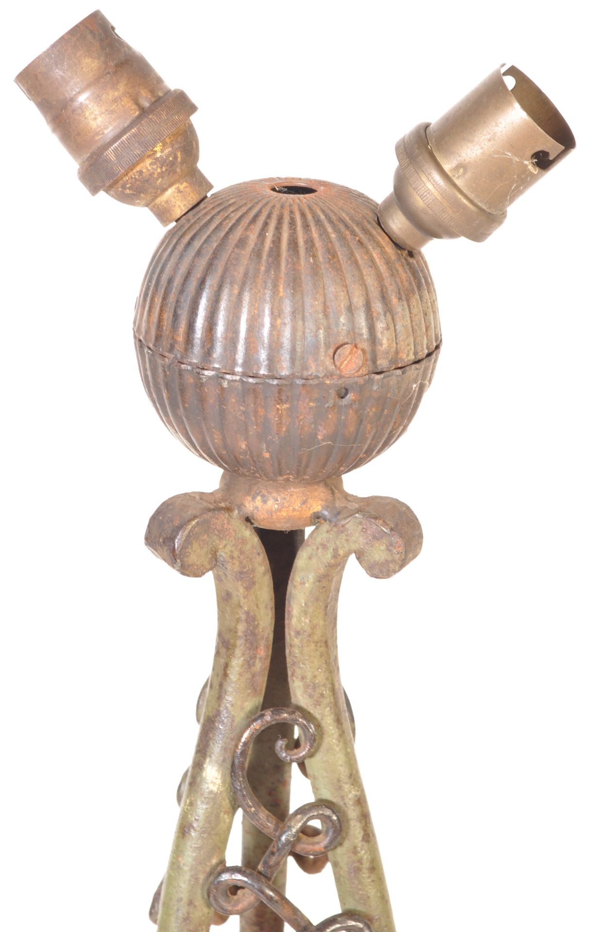 EARLY 20TH CENTURY CAST METAL FLOOR STANDING LAMP - Image 2 of 5