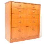 MEREDEW - BRITISH MODERN DESIGN - TEAK CHEST OF DRAWERS