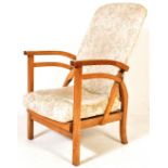 1930’S BENTWOOD ARMCHAIR / FIRESIDE CHAIR IN THE MANNER OF HEALS