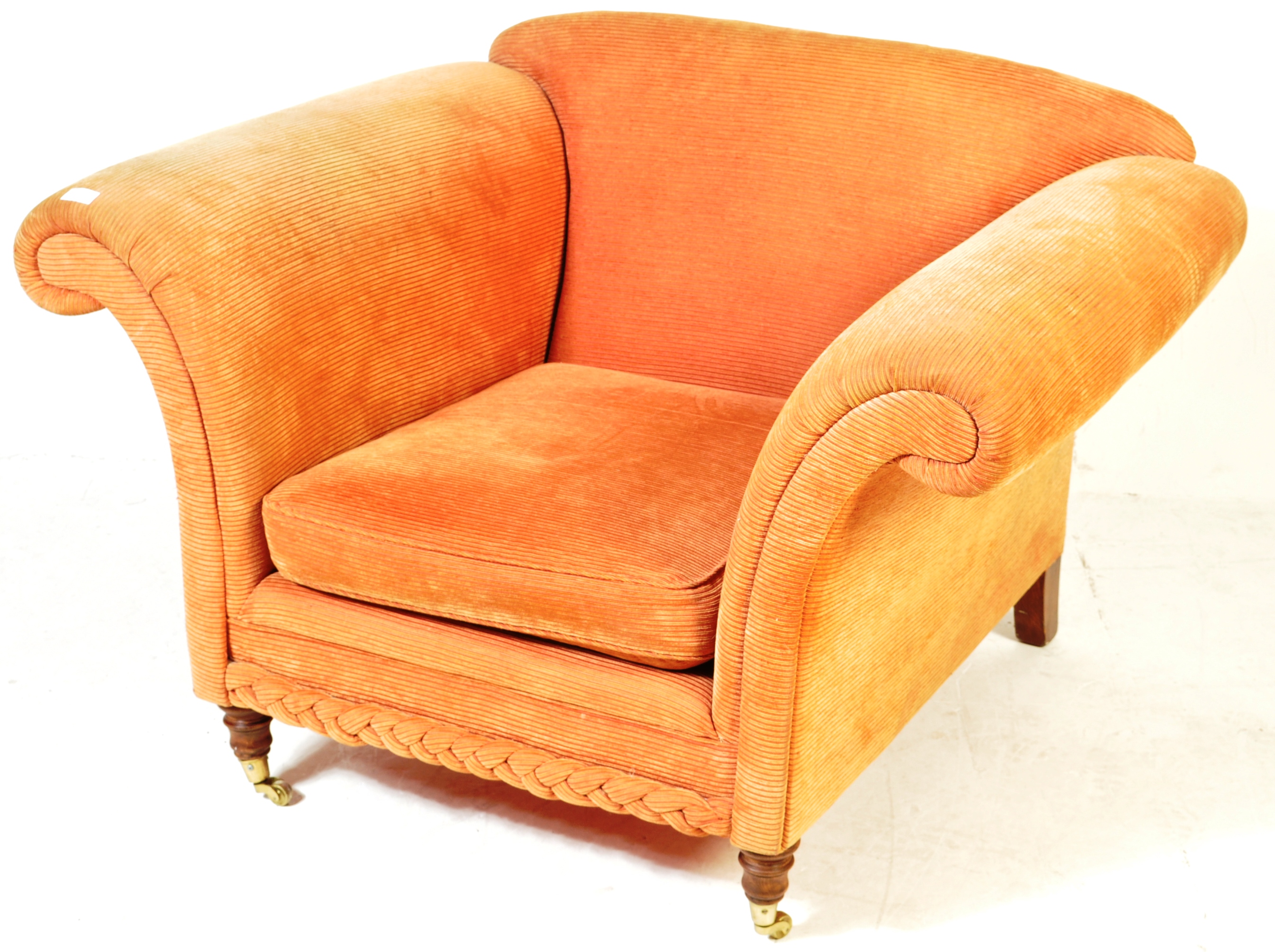 20TH CENTURY HOWARD AND SONS STYLE ARMCHAIR - Image 2 of 6