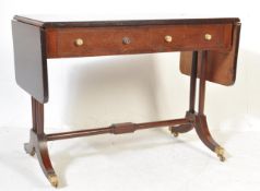 REGENCY REVIVAL GEORGE III SOFA TABLE / WRITING DESK