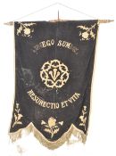 19TH CENTURY FRENCH PROCESSIONAL BANNER