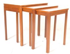 MID 20TH CENTURY TEAK WOOD MCINTOSH NEST OF TABLES