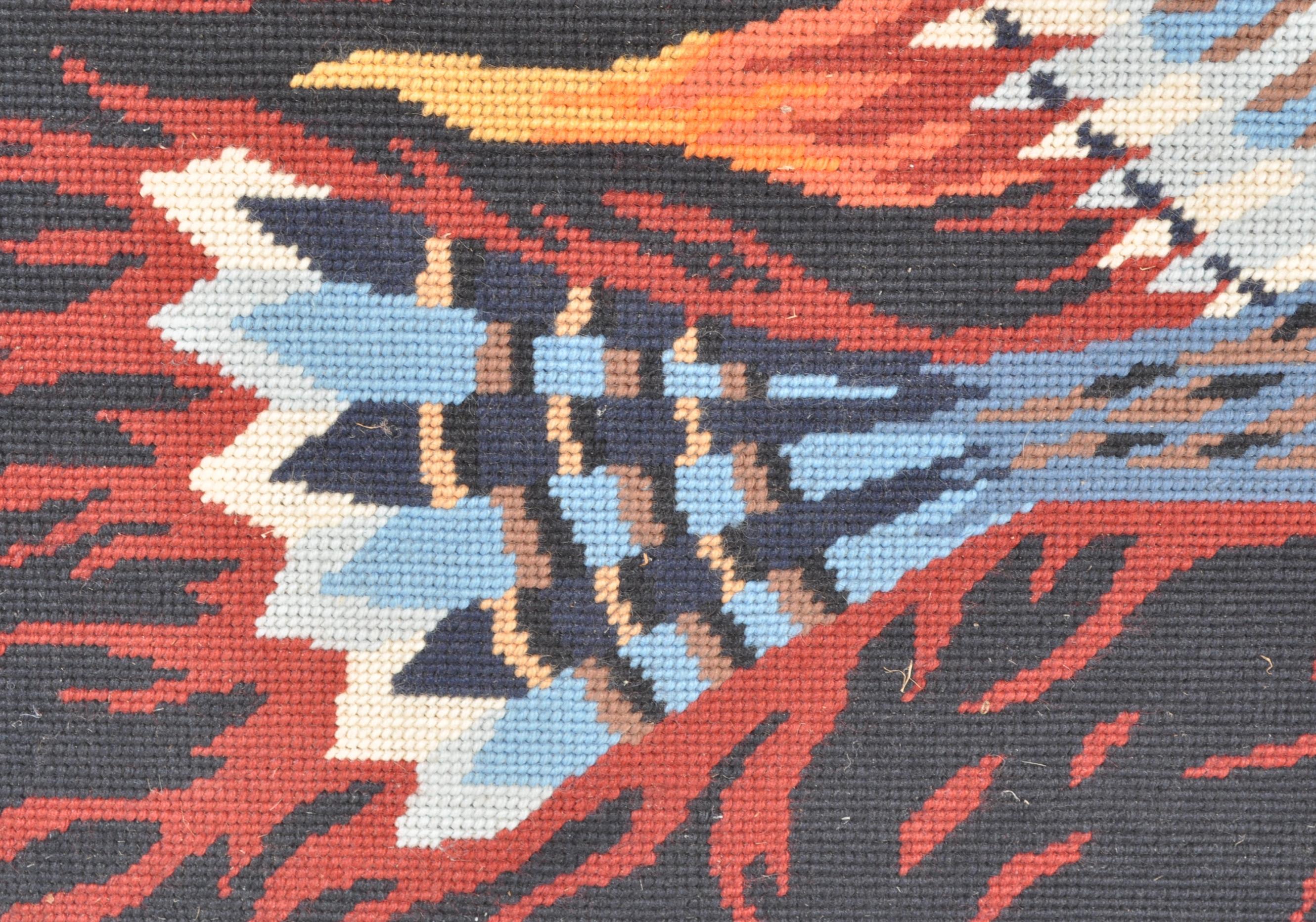 VINTAGE 20TH CENTURY CIRCA 1970S PHOENIX NEEDLEPOINT - Image 5 of 7