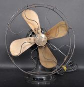 EARLY 20TH CENTURY CIRCA 1930S ART DECO ELECTRIC DESK FAN BY BTH