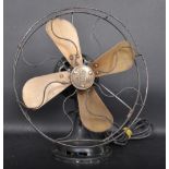 EARLY 20TH CENTURY CIRCA 1930S ART DECO ELECTRIC DESK FAN BY BTH