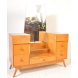 RETRO VINTAGE 20TH CENTURY OAK DRESSING TABLE