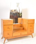 RETRO VINTAGE 20TH CENTURY OAK DRESSING TABLE