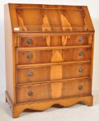 REGENCY STYLE YEW WOOD BUREAU DESK