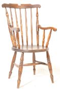 19TH CENTURY VICTORIAN BEECH & ELM WINDSOR CHAIR