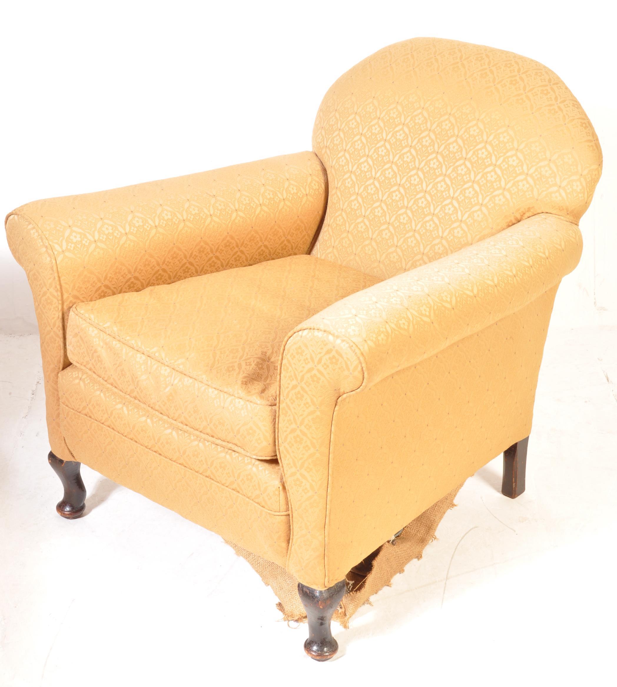 19TH CENTURY VICTORIAN ARMCHAIR -MANNER OF HOWARD & SONS - Image 2 of 6