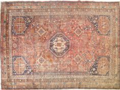 LARGE MID 20TH CENTURY PERSIAN CENTURY ISLAMIC QASQAI RUG