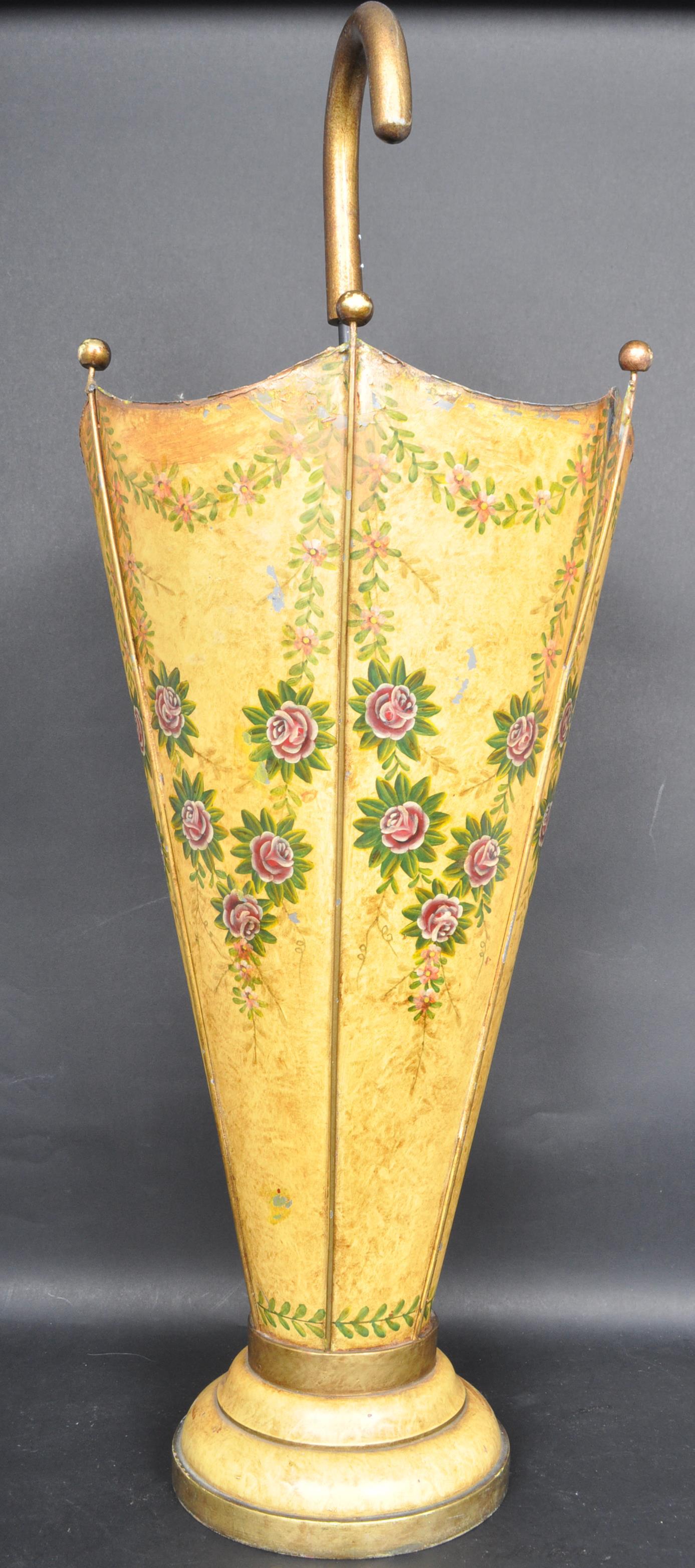 VINTAGE PAINTED UMBRELLA STAND - Image 2 of 5