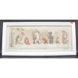 BORIS O'KLEIN - DIRTY DOGS OF PARIS - SIGNED PRINT