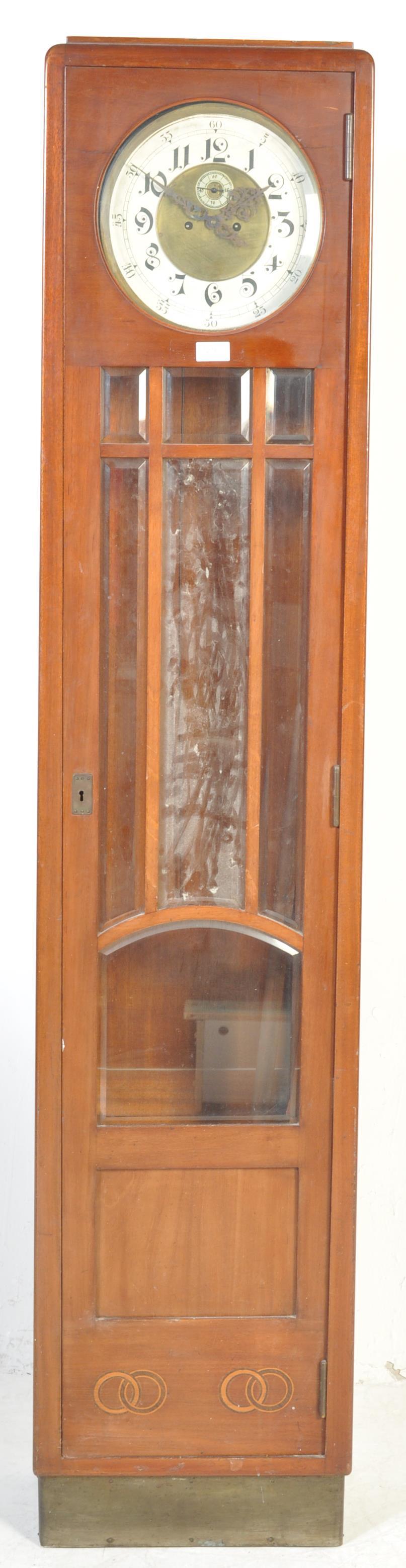 1930'S ART DECO GERMAN GRANDFATHER CLOCK