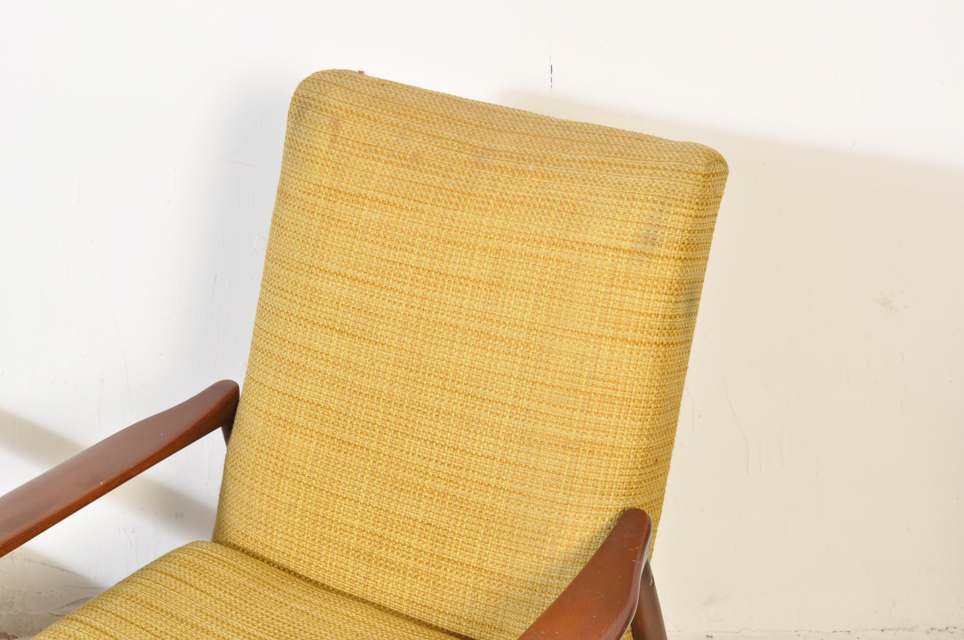 PAIR OF 1960'S TEAK WOOD DANISH INSPIRED ARMCHAIRS - Image 6 of 8