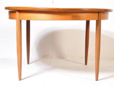 G PLAN - BRITISH MODERN DESIGN - RETRO VINTAGE MID 20TH CENTURY EXTENDABLE DINING TABLE AND CHAIRS