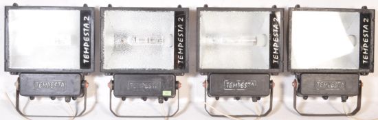 SET OF FOUR TEMPESTA 2 FLOODLIGHTS