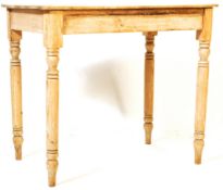 19TH CENTURY VICTORIAN PINE TABLE