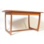 MID CENTURY TEAK WOOD EXTENDING PORTWOOD DINING TABLE