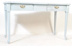 20TH CENTURY FRENCH PAINTED WRITING TABLE DESK