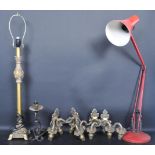 COLLECTION OF VINTAGE 20TH CENTURY LIGHTING EQUIPMENT