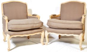 PAIR OF 20TH CENTURY FRENCH ARMCHAIRS